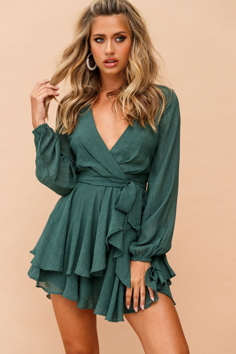 Sweet Scarlett Dress - Green DRESSES Sage and Paije