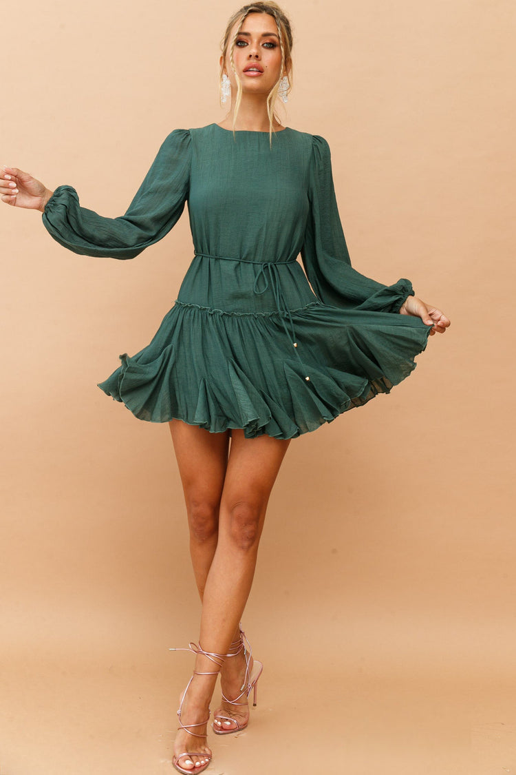 In The Bare Dress - Green DRESSES Sage and Paije