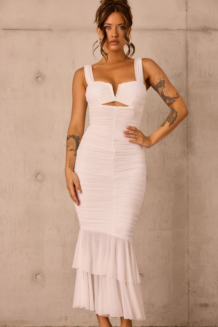 Eternal Muse Maxi Dress - White DRESSES Sage and Paije