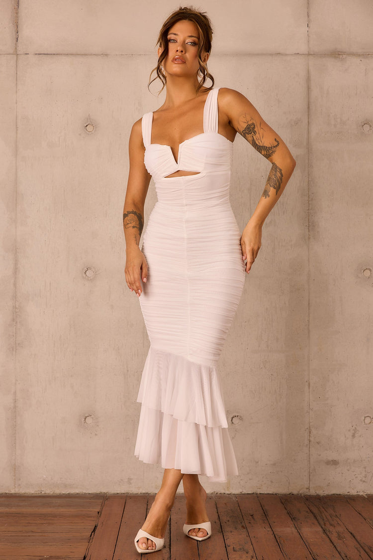 Eternal Muse Maxi Dress - White DRESSES Sage and Paije
