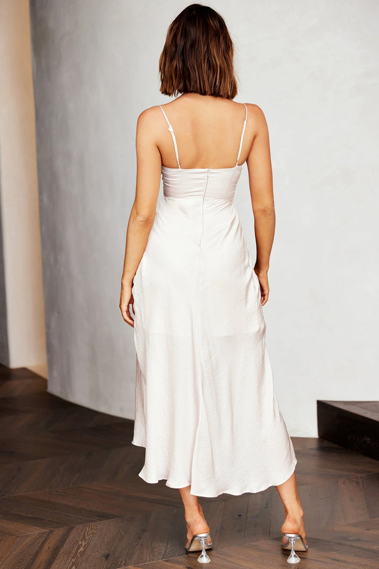 Night In August Midi Dress - Champagne DRESSES Sage and Paije