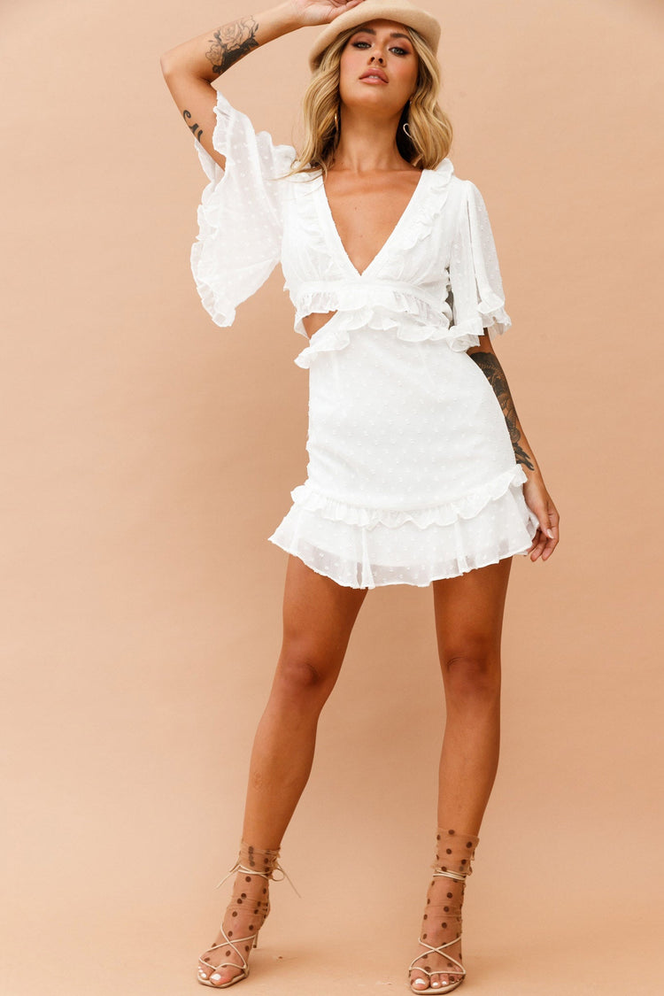 Sprung In Love Dress - White DRESSES Sage and Paije