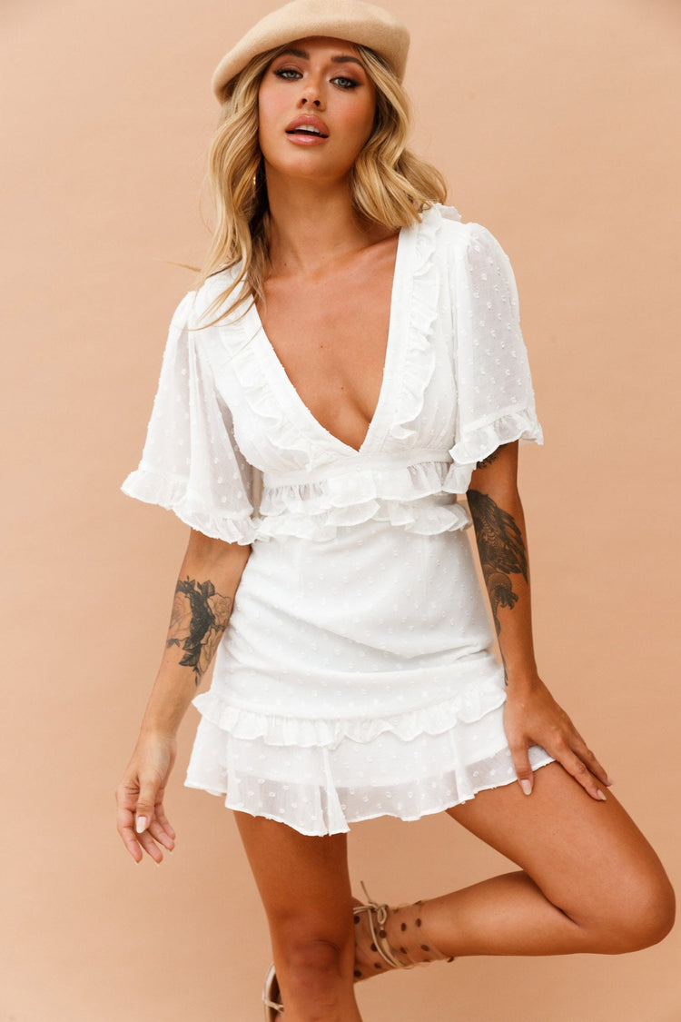 Sprung In Love Dress - White DRESSES Sage and Paije