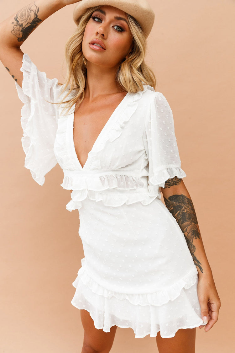 Sprung In Love Dress - White DRESSES Sage and Paije