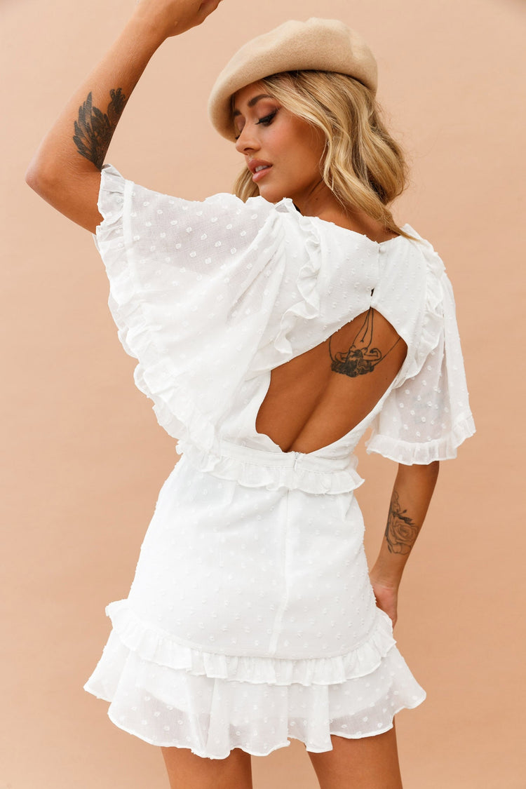 Sprung In Love Dress - White DRESSES Sage and Paije