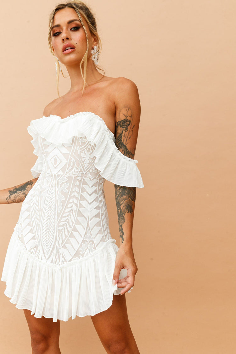Venetian Summer Dress - White DRESSES Sage and Paije