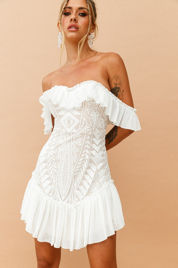 Venetian Summer Dress - White DRESSES Sage and Paije