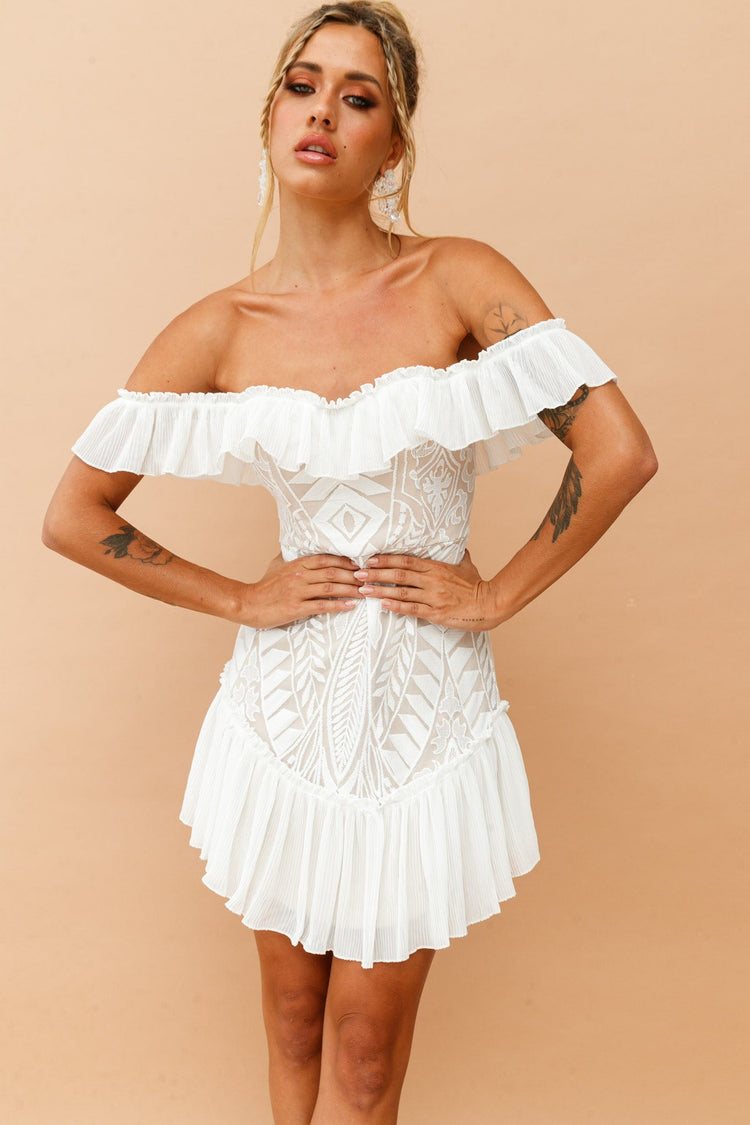 Venetian Summer Dress - White DRESSES Sage and Paije
