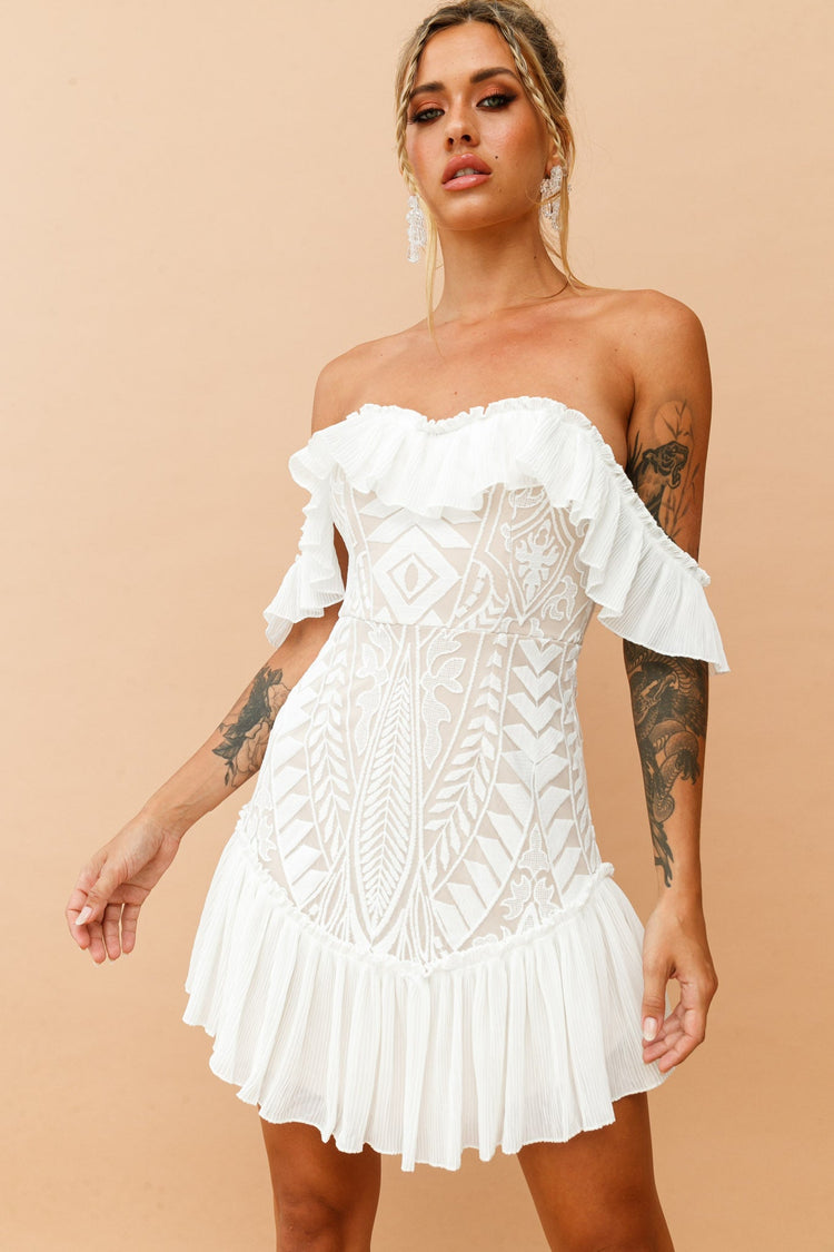 Venetian Summer Dress - White DRESSES Sage and Paije