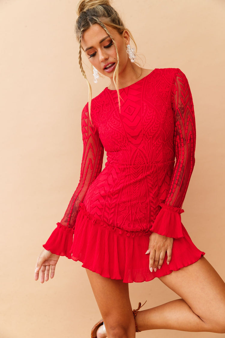 The Only Muse Dress - Red DRESSES Sage and Paije