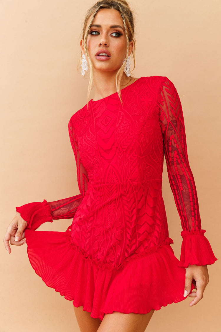 The Only Muse Dress - Red DRESSES Sage and Paije