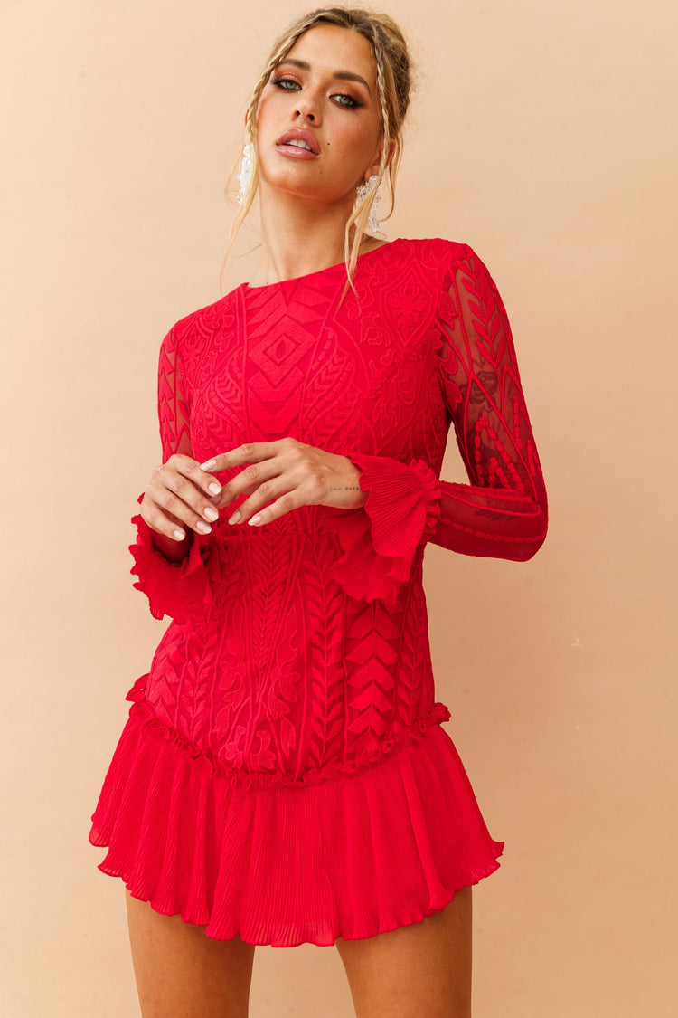 The Only Muse Dress - Red DRESSES Sage and Paije