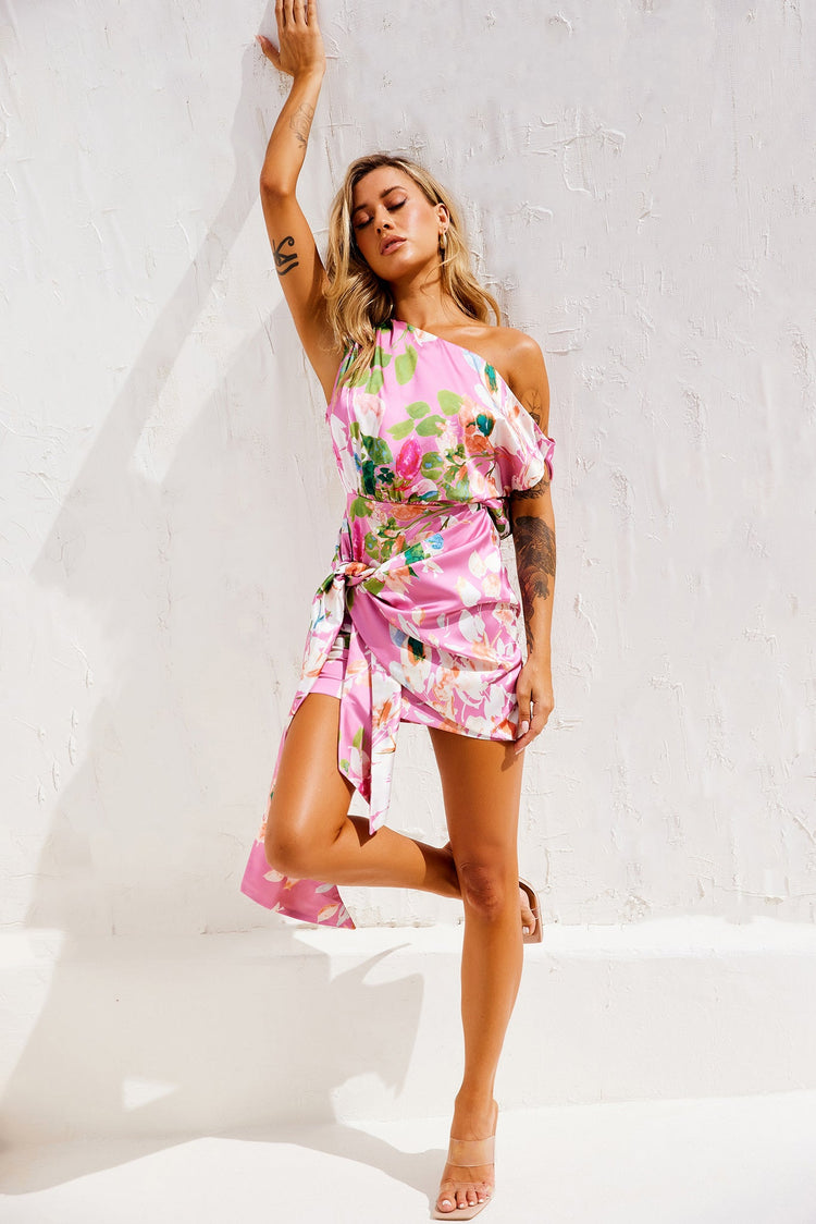 Neon Moon Mini Dress - Pink DRESSES Sage and Paije