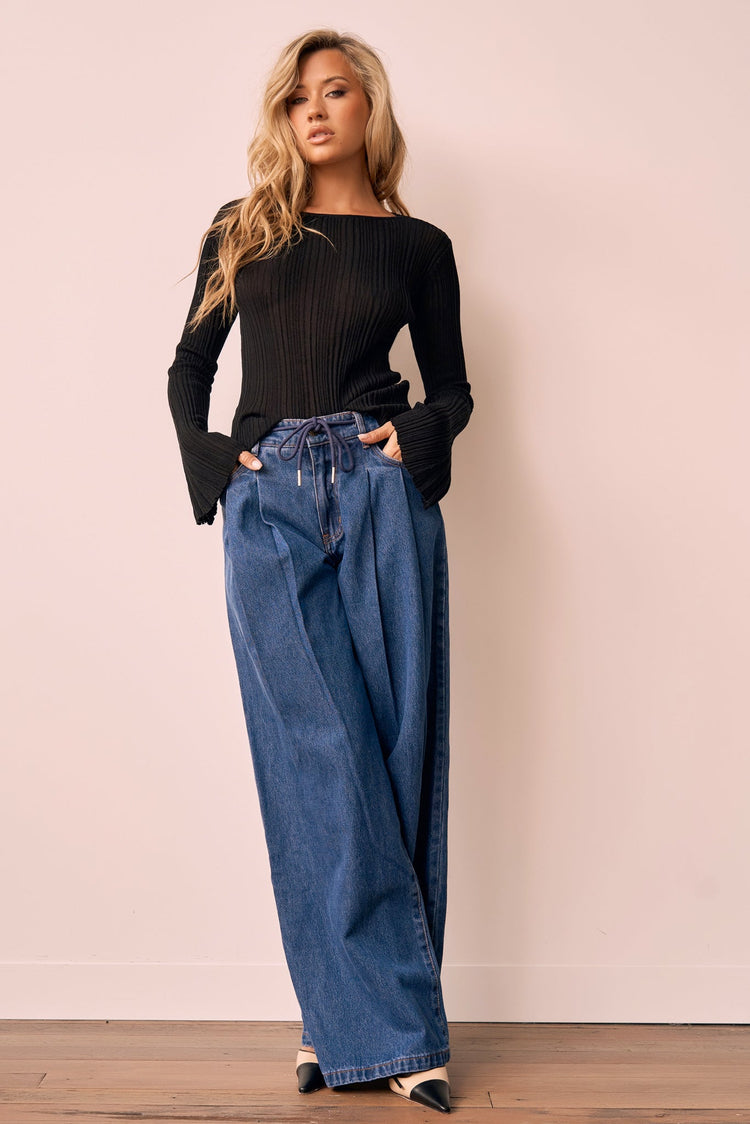 Suzy Jeans - Denim Blue DENIM Sage and Paije