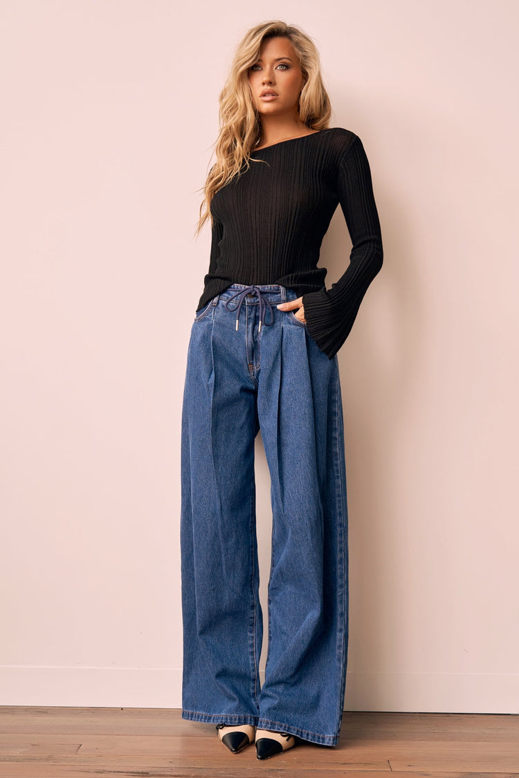 Suzy Jeans - Denim Blue DENIM Sage and Paije