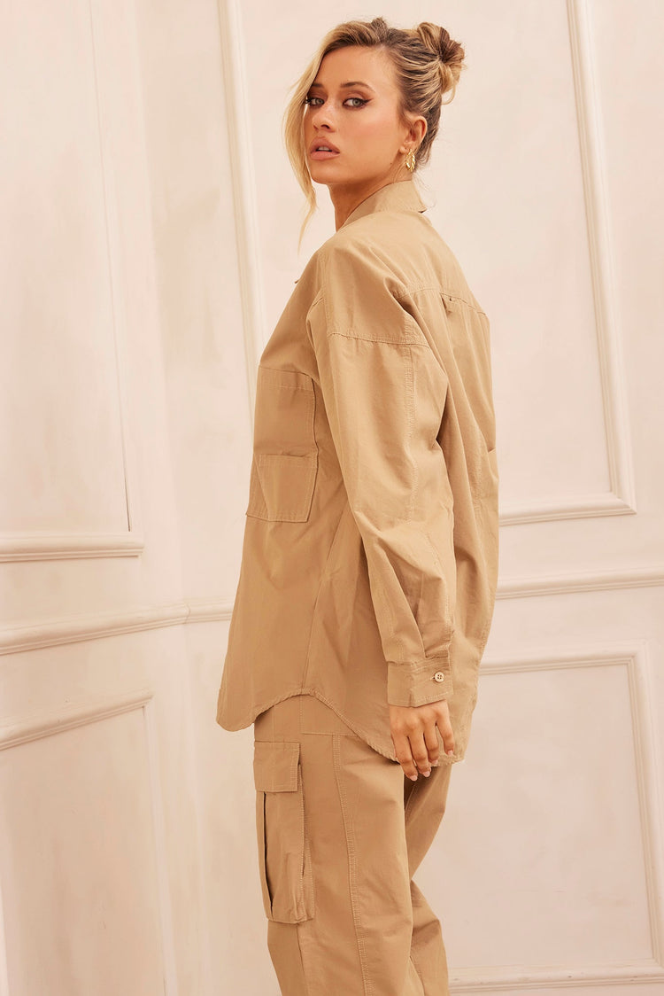 Dreamweaver Shirt - Sand TOPS Sage and Paije