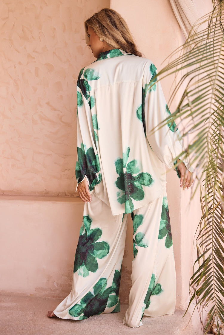 Love Based Shirt - Green TOPS Sage and Paije