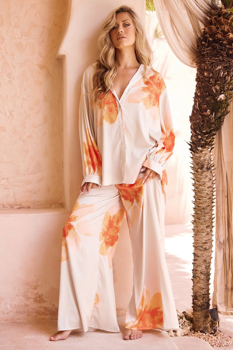 Love Based Shirt - Orange TOPS Sage and Paije