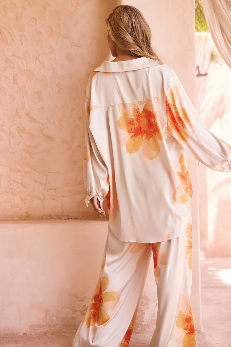 Love Based Shirt - Orange TOPS Sage and Paije