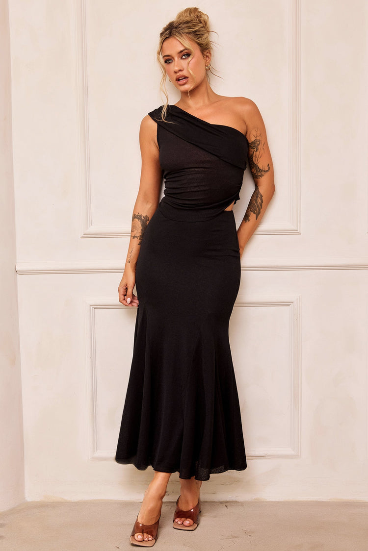 Picture Perfect Maxi Skirt - Black BOTTOMS Sage and Paije