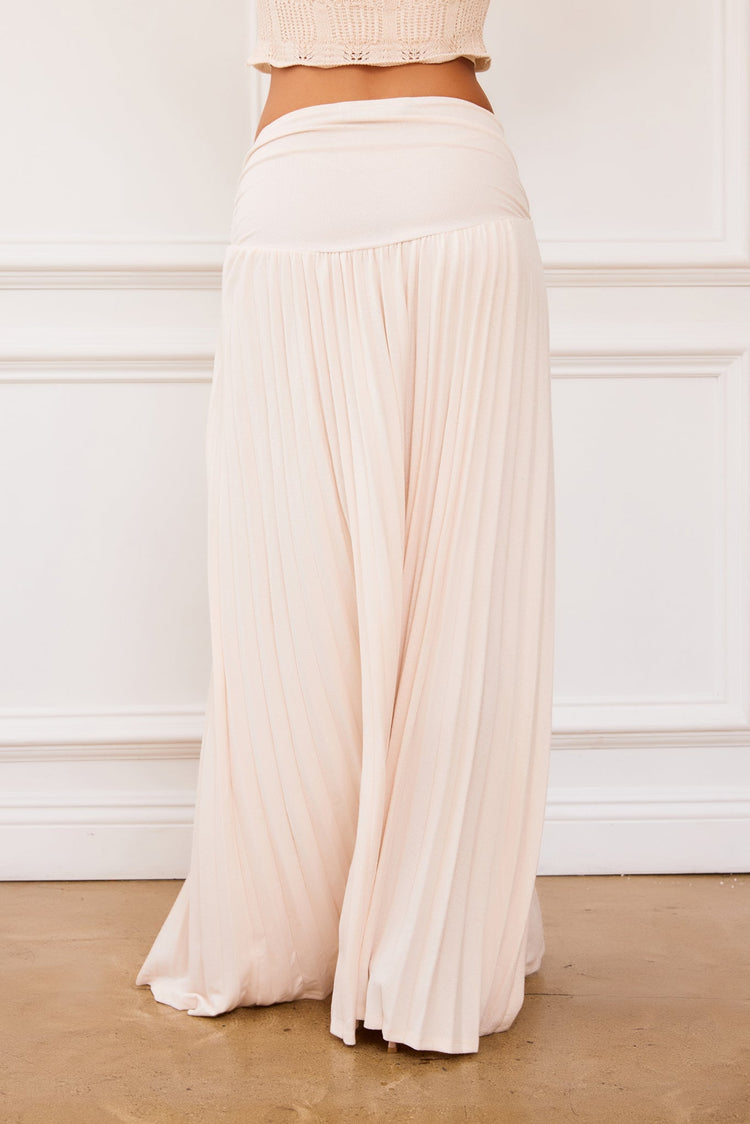 Rue Knit Maxi Skirt - Ivory BOTTOMS Sage and Paije