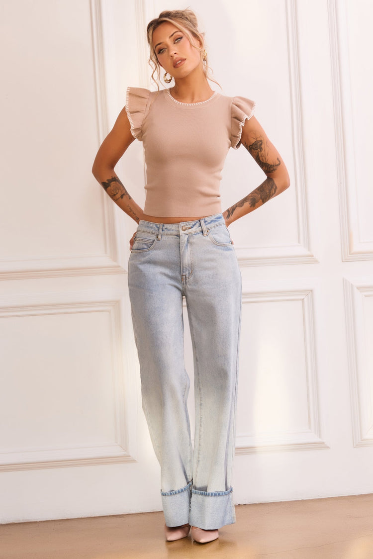 Jackie Jeans - Washed Blue DENIM Sage and Paije