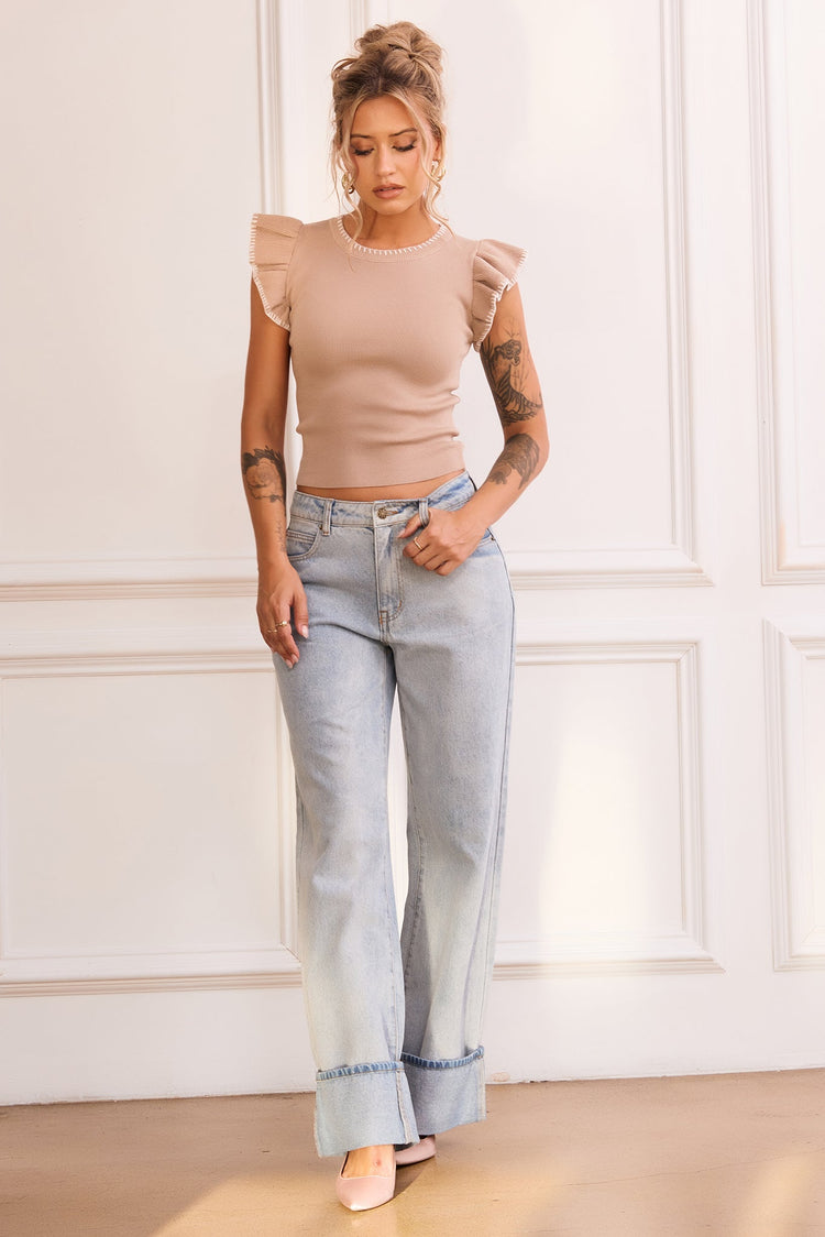 Jackie Jeans - Washed Blue DENIM Sage and Paije