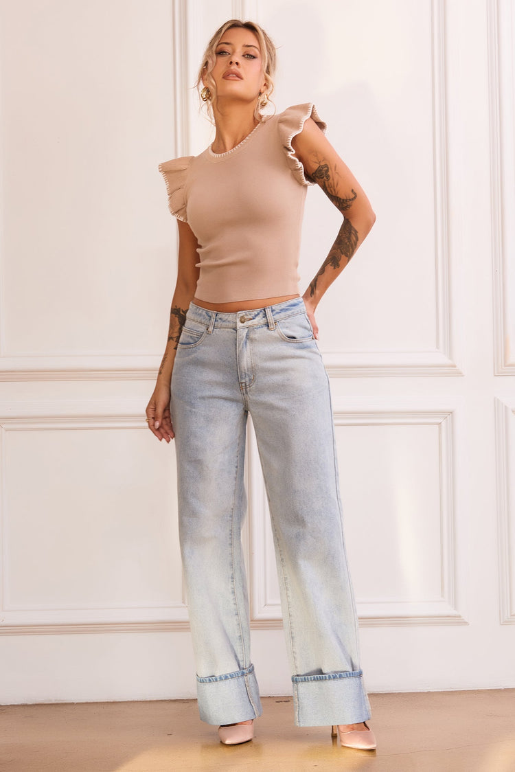 Jackie Jeans - Washed Blue DENIM Sage and Paije