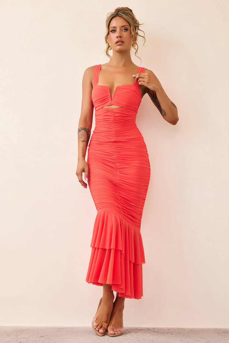 Eternal Muse Maxi Dress - Red-DRESSES