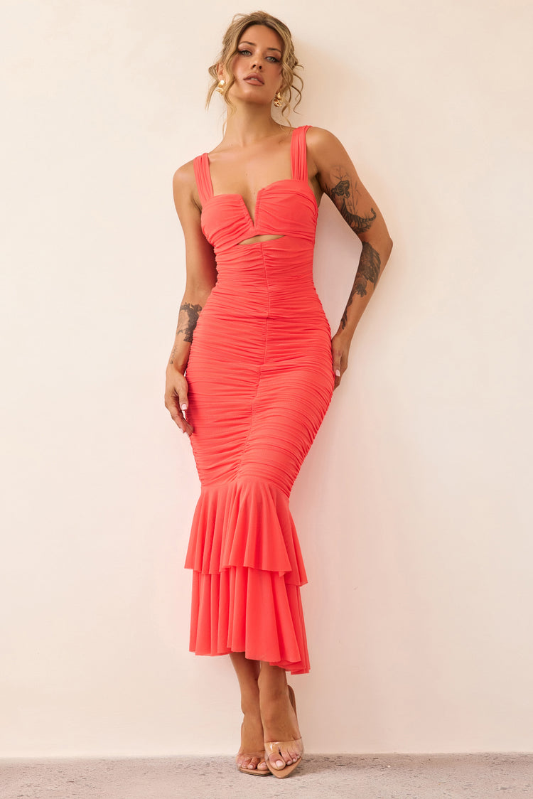Eternal Muse Maxi Dress - Red-DRESSES