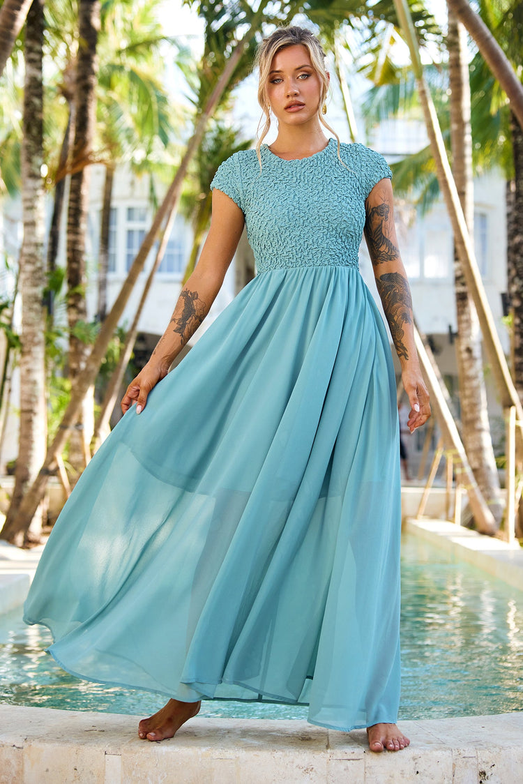 Dream Design Maxi Dress - Sage DRESSES Sage and Paije