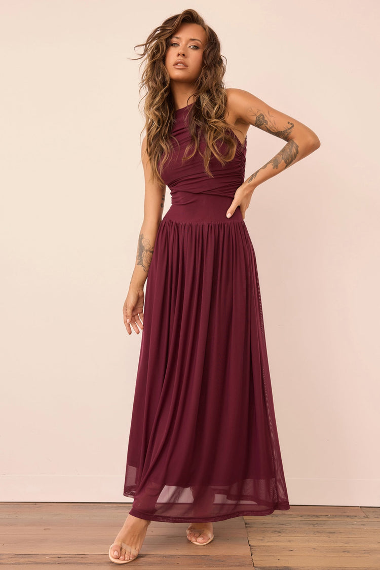Painters Garden Maxi Dress - Plum DRESSES Sage and Paije