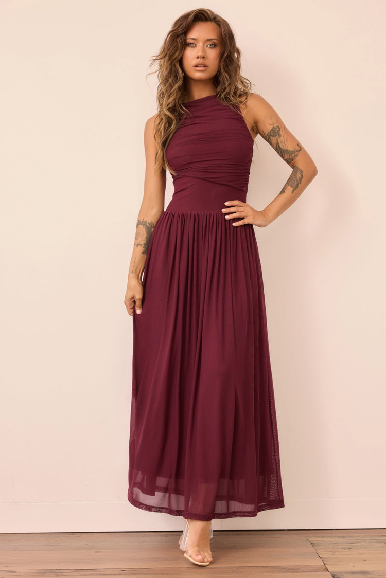 Painters Garden Maxi Dress - Plum DRESSES Sage and Paije