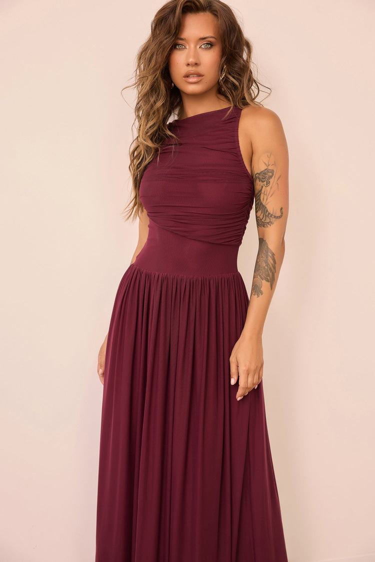 Painters Garden Maxi Dress - Plum DRESSES Sage and Paije