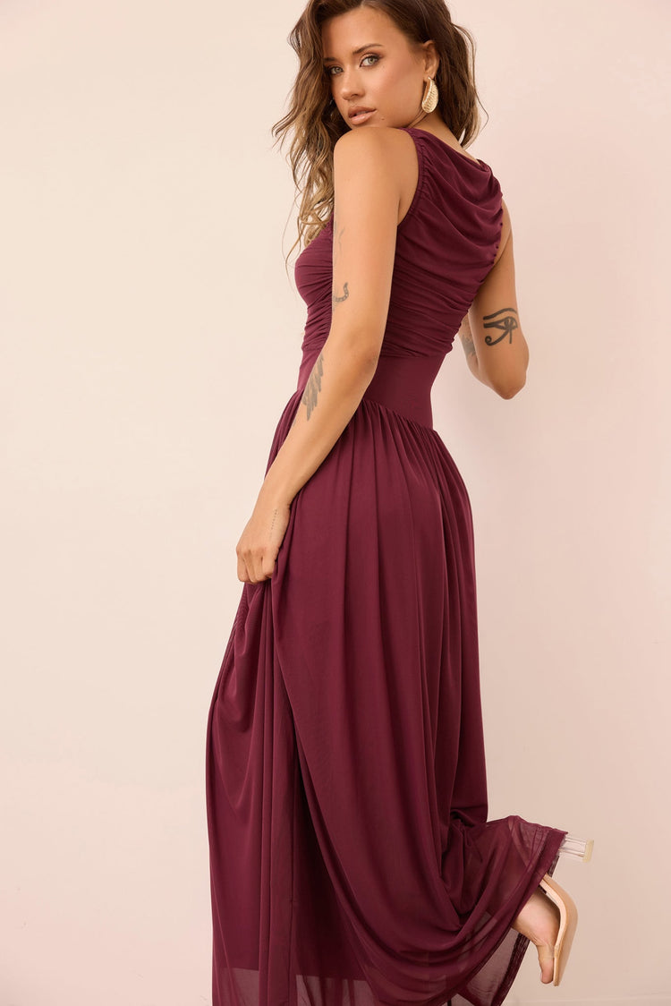 Painters Garden Maxi Dress - Plum DRESSES Sage and Paije