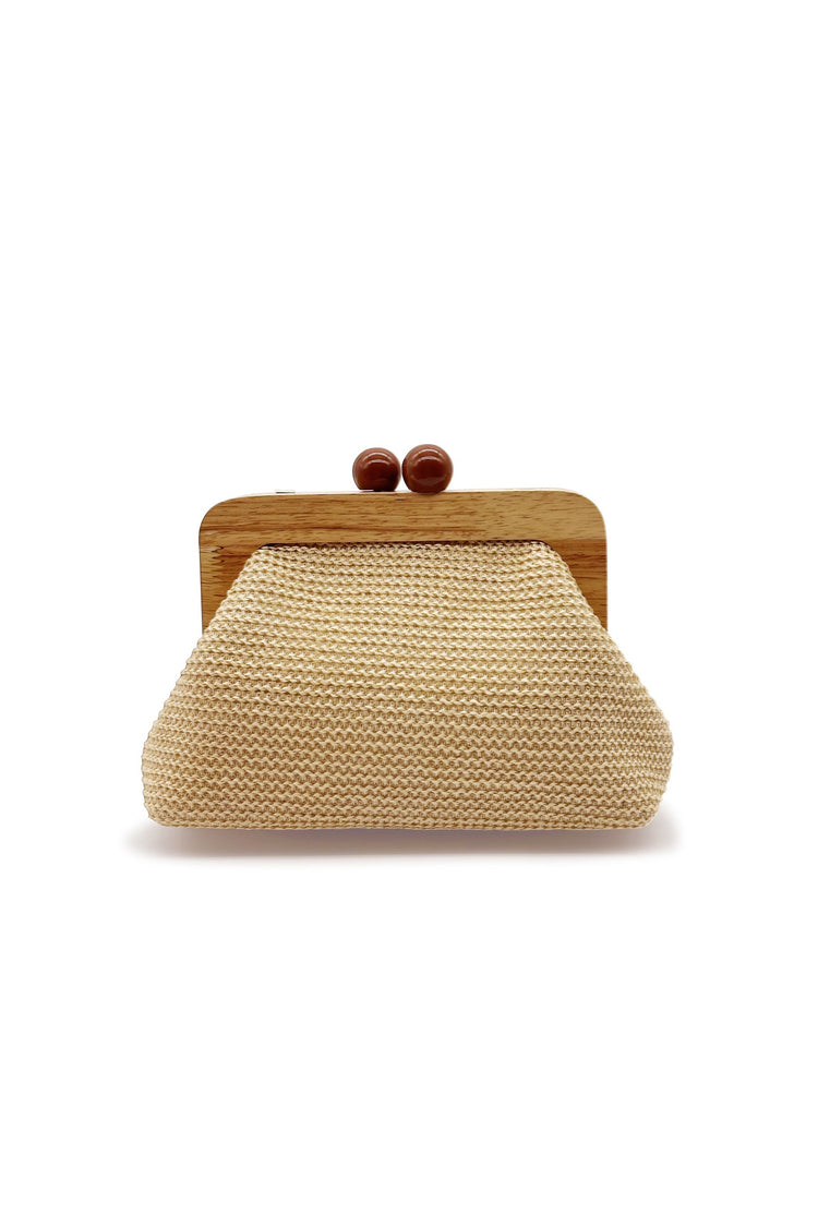 Strada Clutch Bag - Beige