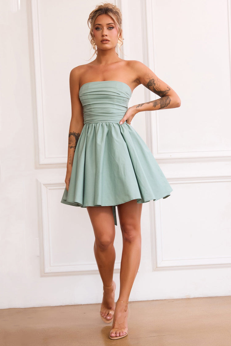 Sugar Crush Mini Dress - Sage DRESSES Sage and Paije