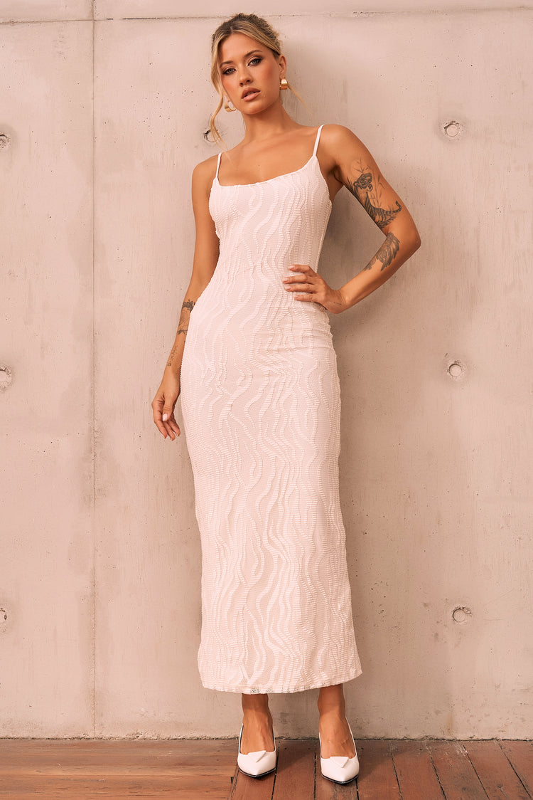 All You Need Is Lace Maxi Dress - Ivory | Sage and Paige AUS.