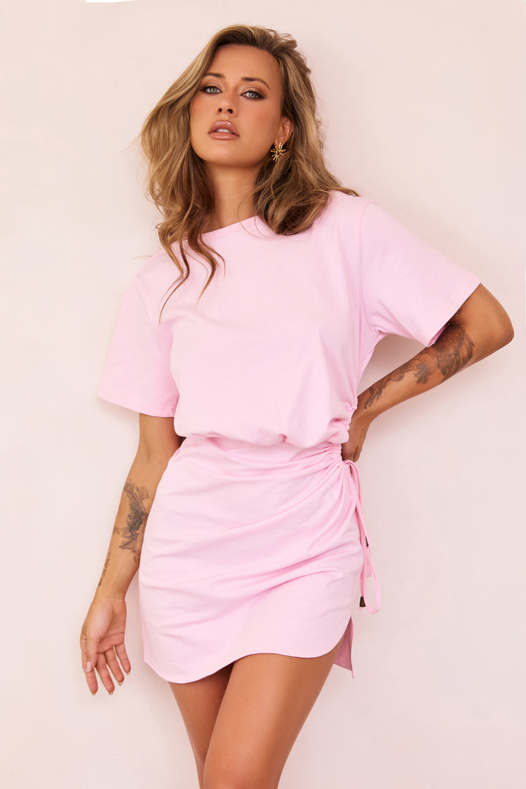 City Sunlight Jersey Mini Dress - Pink