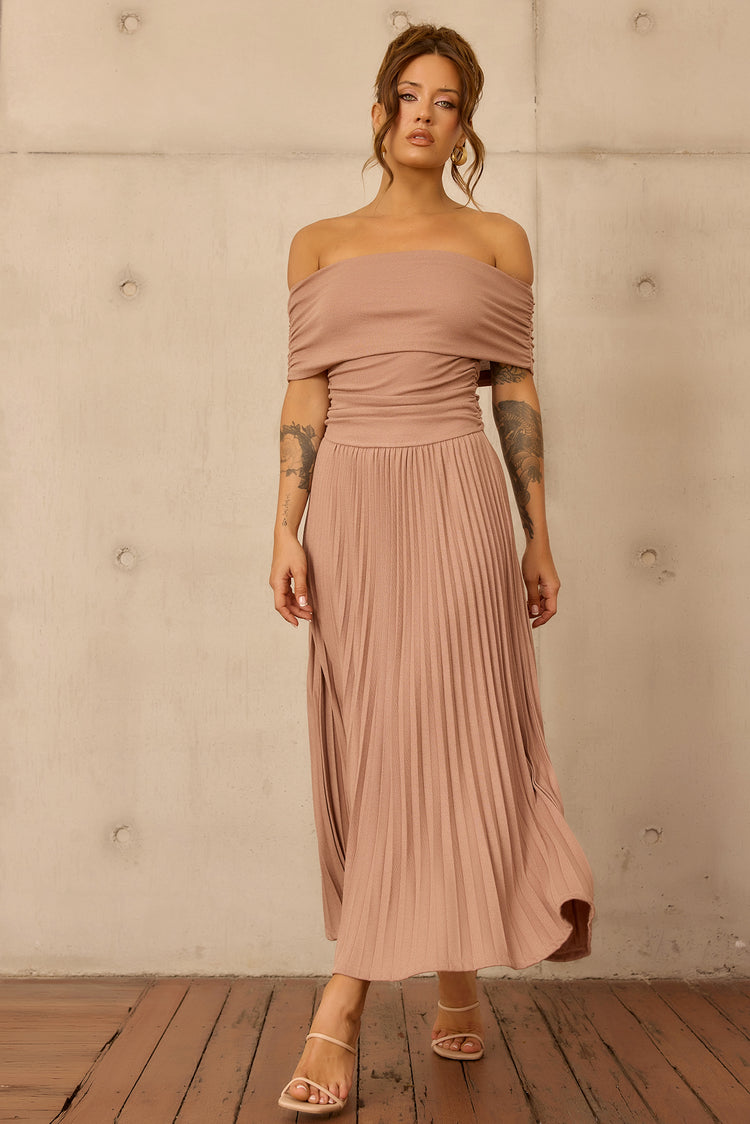 Refined Edge Jersey Maxi Dress - Mocha