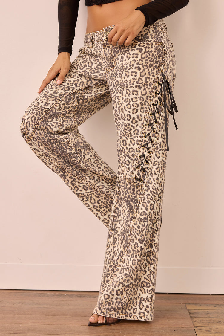 All Out Jeans - Leopard