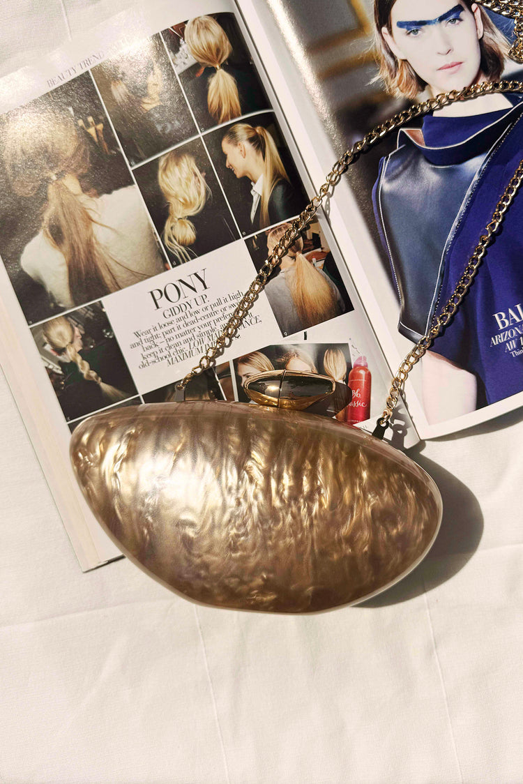 Mesmerising Magic Clutch Bag - Champagne