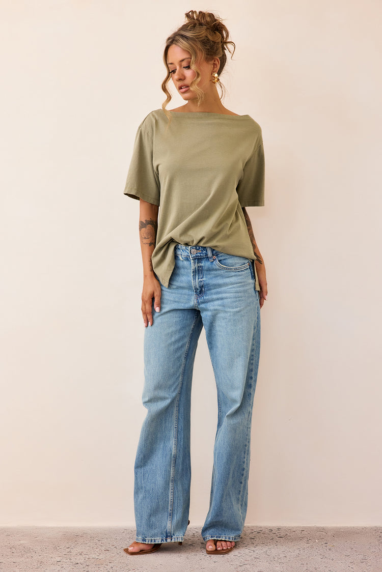 In Your Heart Tee - Olive