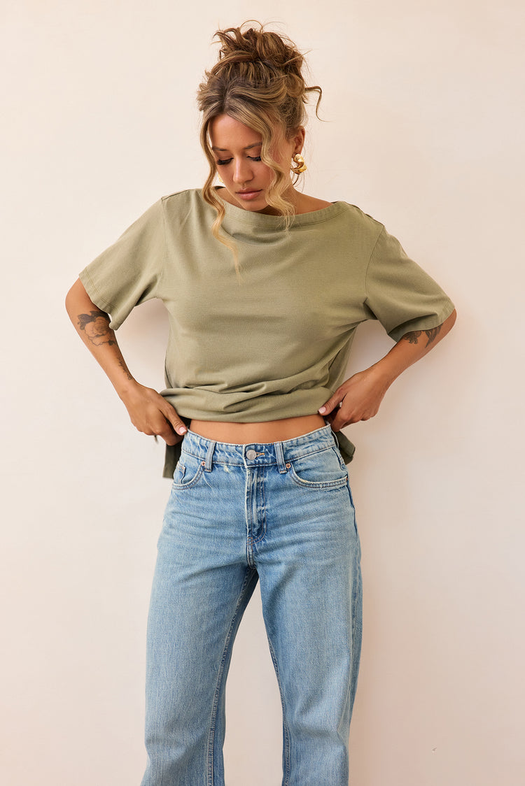 In Your Heart Tee - Olive