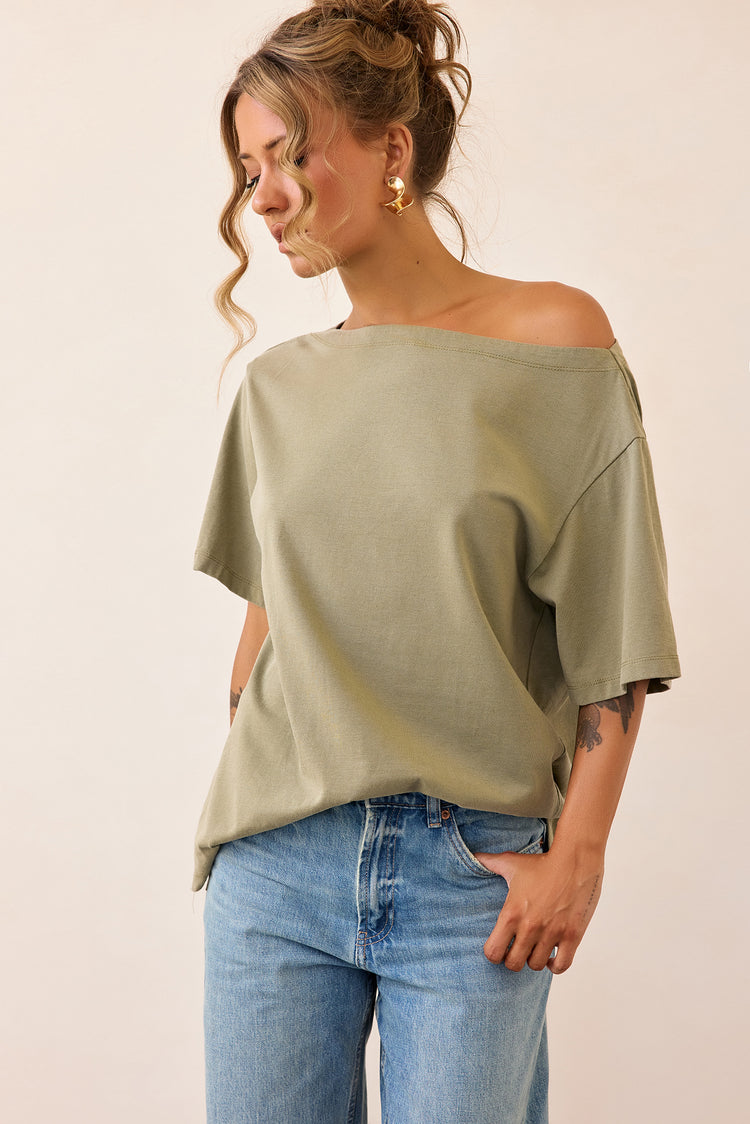 In Your Heart Tee - Olive