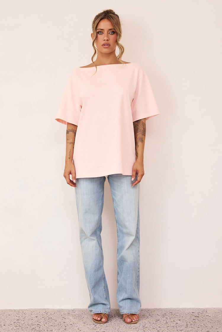 In Your Heart Tee - Baby Pink