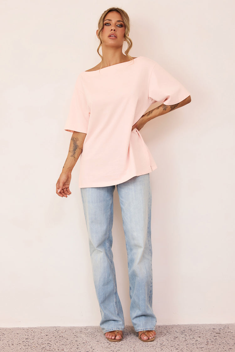 In Your Heart Tee - Baby Pink