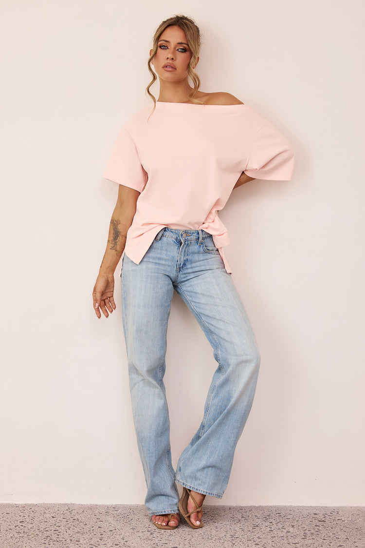 In Your Heart Tee - Baby Pink