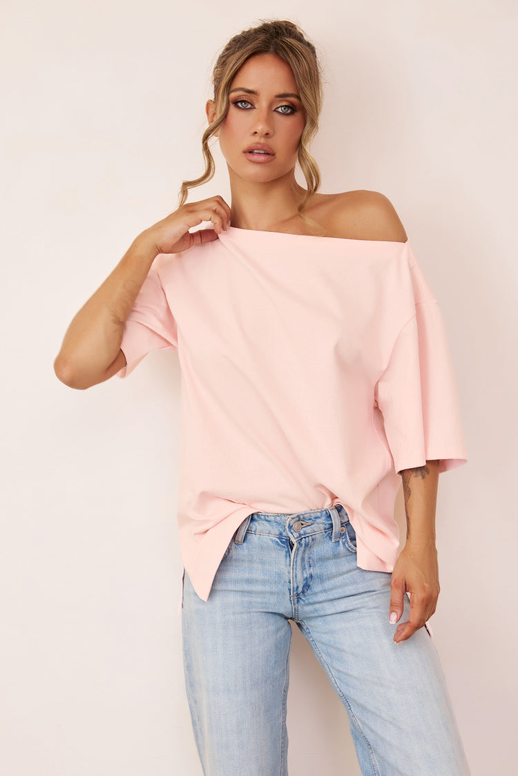 In Your Heart Tee - Baby Pink