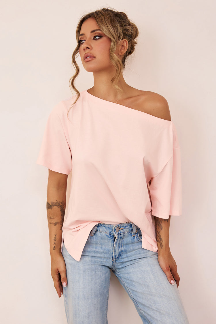 In Your Heart Tee - Baby Pink